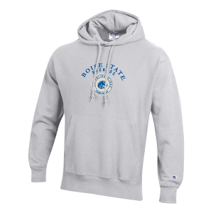 Boise State Broncos Champion Hoodie Large Silver