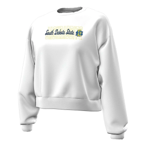 South Dakota State Jackrabbits Under Armour Women's Crew Small White