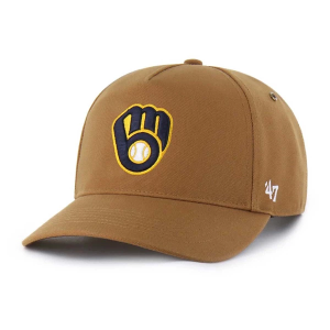 Milwaukee Brewers 47 Brand Carhartt Hitch Adjustable Hat One Size Brown