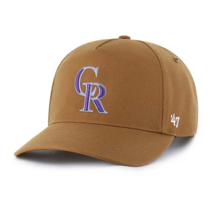 Colorado Rockies 47 Brand Carhartt Hitch Adjustable Hat One Size Brown