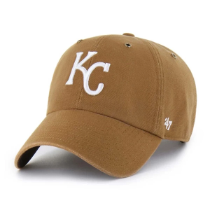 Kansas City Royals 47 Brand Carhartt Clean Up Adjustable Hat One Size Brown