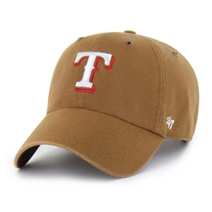 Texas Rangers 47 Brand Carhartt Clean Up Adjustable Hat One Size Brown