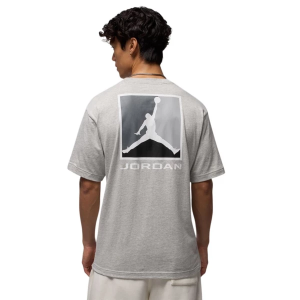 Men's Jordan Brooklyn Puff Print T-Shirt Large Grey Heather