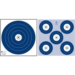 Maple Leaf NFAA Dual 1-Spot/5-Spot Paper Archery Targets