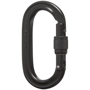 Black Diamond Oval Key Lock Screwgate Carabiner