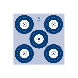 Maple Leaf NFAA Indoor 5-Spot Paper Archery Targets