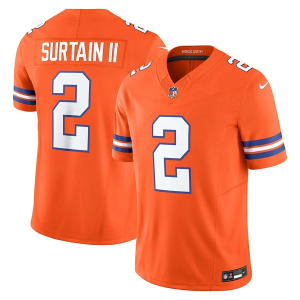 Denver Broncos Patrick Surtain II #2 Nike Limited Jersey XLarge Orange