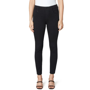 Women's Liverpool Los Angeles Gia Lider Pull On Slim Fit Skinny Jeans Black Rinse 8 25