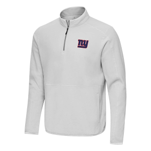 New York Giants Antigua Step Up 1/4 Zip 2XLarge Gray