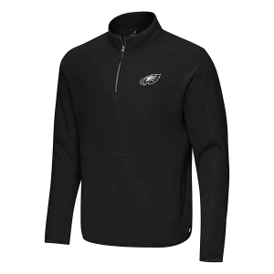Philadelphia Eagles Antigua Step Up 1/4 Zip XLarge Black