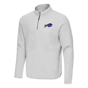 Buffalo Bills Antigua Step Up 1/4 Zip XLarge Gray