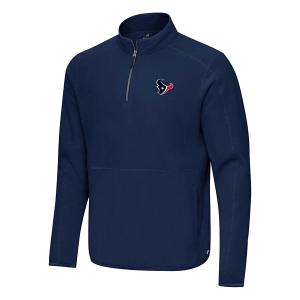 Houston Texans Antigua Step Up 1/4 Zip 2XLarge Navy