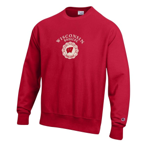 Wisconsin Badgers Champion Crew Medium Red