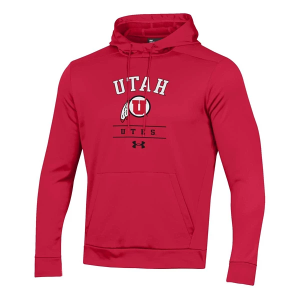 Utah Utes Under Armour Hoodie Small Red
