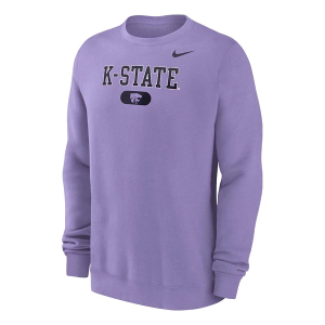 Kansas State Wildcats Nike Crew Medium Lavender