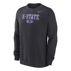 Kansas State Wildcats Nike Crew Large Anthricite