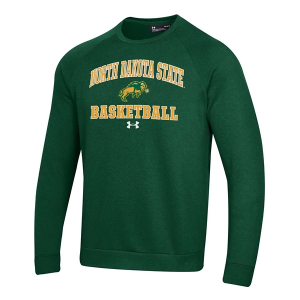 North Dakota State Bison Under Armour Crew XLarge Green