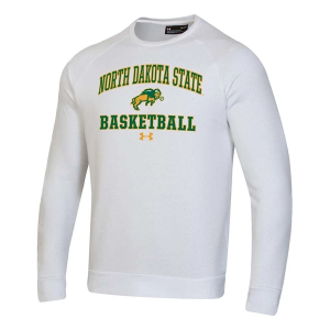 North Dakota State Bison Under Armour Crew 2XLarge White