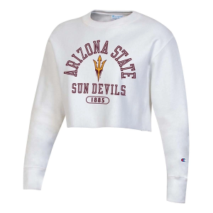 Arizona State Sun Devils Champion Women's Crop Large White