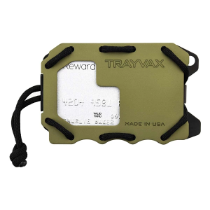 Trayvax Wallets Original 2.0 Slim Metal Money Clip Wallet OD Green