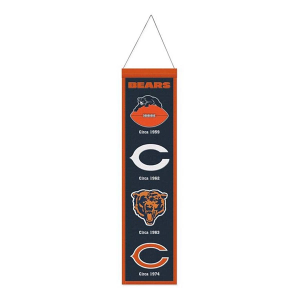 Wincraft Chicago Bears 8"x32" Evolution Wool Banner