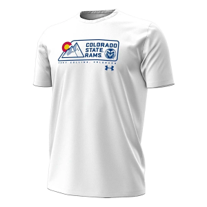 Colorado State Rams Under Armour State T-Shirt 2XLarge White
