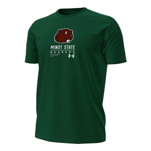 Minot State Beavers Under Armour Adrian T-Shirt XLarge Forest