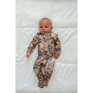 Burlebo Full Zip Convertible Pajamas Baby 12/18 mo. Pintail Camo