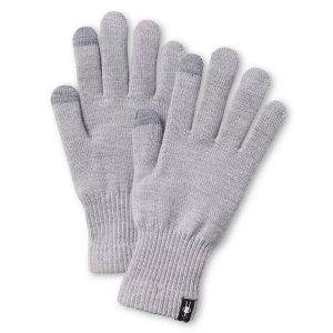 Women's Smartwool Glove Liner Medium Light Grey Heather