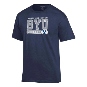 BYU Cougars Champion Fresh 25 T-Shirt 2XLarge Navy