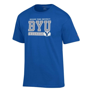 BYU Cougars Champion Fresh 25 T-Shirt Large Royal