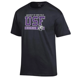 Sioux Falls Cougars Champion Fresh 25 T-Shirt XLarge Black