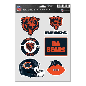 Wincraft Chicago Bears Multifan 6pk Decal