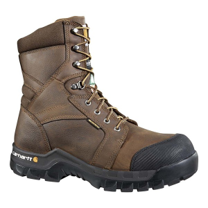 Men's Carhartt Men's Rugged 8" Insulated Composite Work Boots Insulated,Composite Toe Work Boots Outdoor 10 Brown