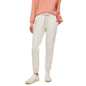 Women's TravisMathew Cloud Fleece Golf Pants Large Heather Light Grey