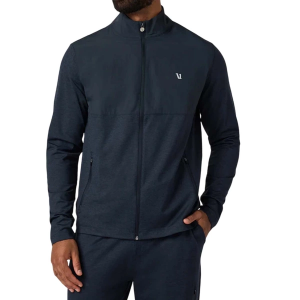 Men's Vuori Sunday Element Track Jacket Small Ink Heather