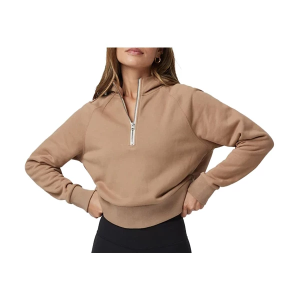 Women's Vuori Restore 1/2 Zip Pullover Small Goldenrod