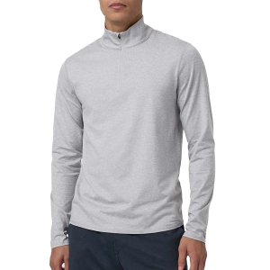 Men's Vuori Ponto Long Sleeve 1/2 Zip Medium Light Heather Grey