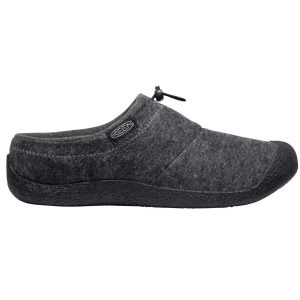 Men's KEEN Howser III Casual Slippers Regular 9.5 Charcoal Grey Felt/Black
