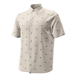 North Dakota State Bison Under Armour Gameday Armourfuse Logo Button Up Large Stone