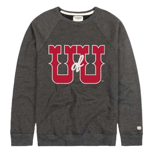 Utah Utes Homefield Apparel Crew Medium Charcoal