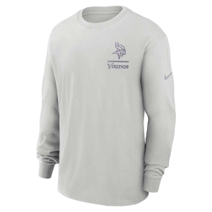 Minnesota Vikings Nike M90 Essential Long Sleeve T-Shirt Large Photon Blue