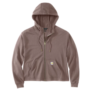 Women's Carhartt TENCEL Fiber Series Loose Fit Full Zip Small Soft Sepia