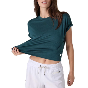 Women's Vuori Energy T-Shirt Large Moss Heather
