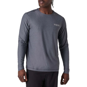 Men's Vuori Uluwatu Long Sleeve T-Shirt Small Charcoal Heather