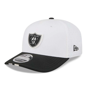 Las Vegas Raiders New Era 2025 Training Camp 9Seventy Adjustable Hat One Size White