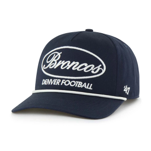 Denver Broncos 47 Brand Foundational Hitch Adjustable Hat One Size Navy