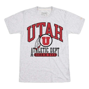 Utah Utes Homefield Apparel Retro Athletic T-Shirt Small Ash