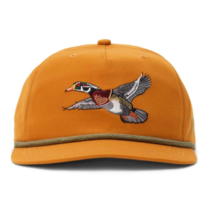 Men's Duck Camp Wood Duck Snapback Hat One Size Coastal Copper
