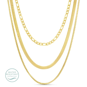 Splendid Iris Triple Layer Statement Necklace